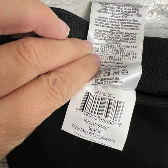 BCBGmaxazria black leggings  leather size medium - Picture 6 of 9